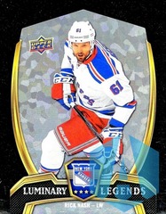 2015-16 UD Overtime Luminary Legends #LL-15 Rick Nash Die-Cut